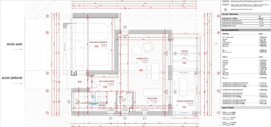 Casa Individuala 4 Camere + Garaj | Teren 710 mp & Terase - 1
