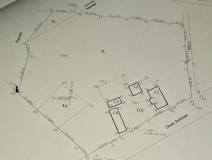 Casă cu 3 camere cu Teren 6400 Mp în Dealu Lăunele