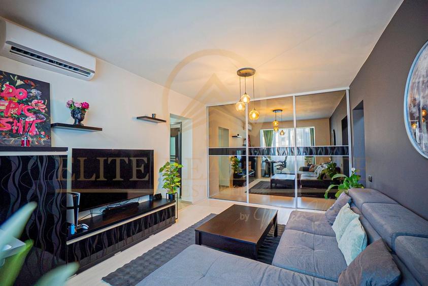 Apartament cu 2 camere semidecomandat, mobilat în Dacia