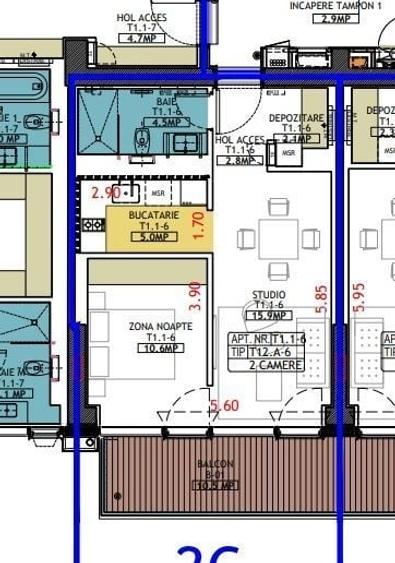 Studio dublu exclusivist in One Mircea Eliade Design modern - 2