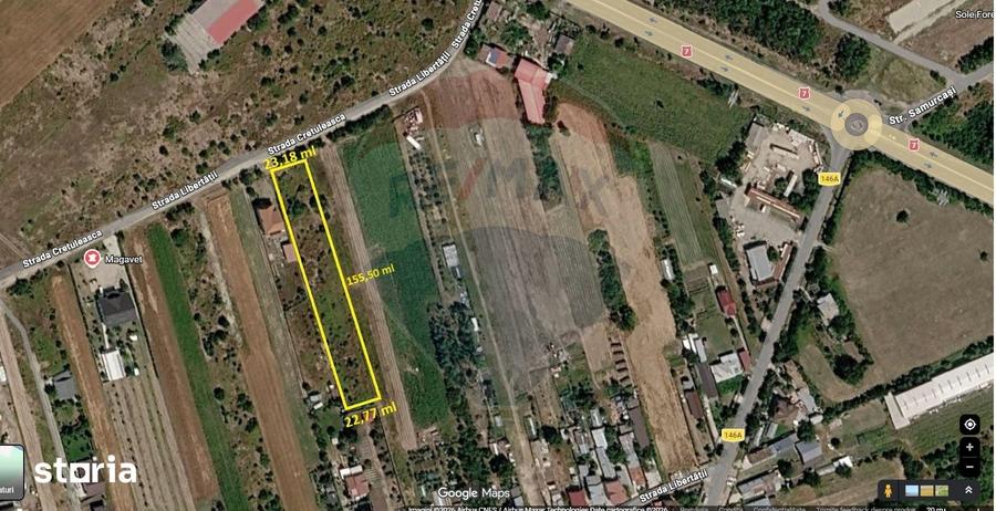 Teren de 3700 mp, în Tărtășești