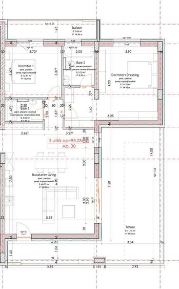 Apartament cu 3 camere decomandat în Central