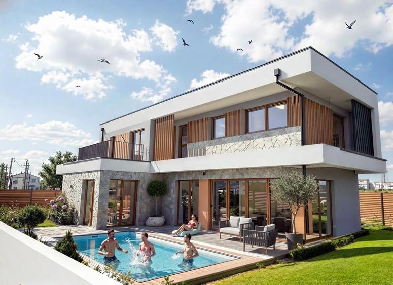 Casă individuală cu 4 camere cu Teren 550 Mp în Apahida