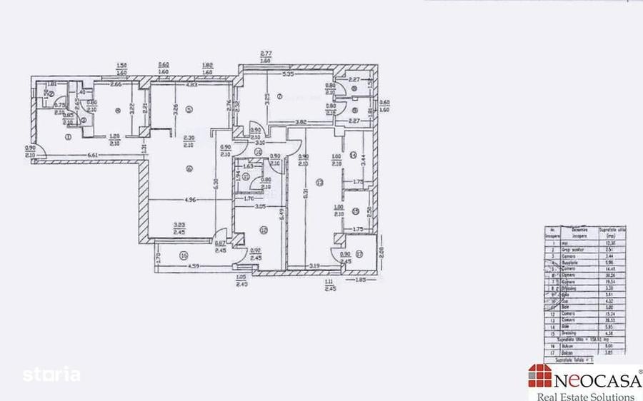 HERASTRAU - 5 CAMERE, 160 MP UTILI, MOBILAT, UTILAT, LOC PARCARE! - 10