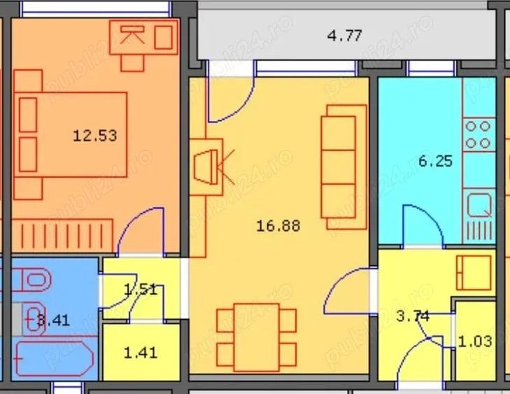 Apartament 2 cam, Bd. Obregia 42, Bucuresti, 52 mp, 67000 EUR - 19