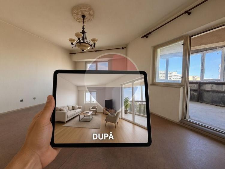 Apartament cu 3 camere decomandat în Trocadero
