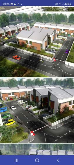 Proiect cu autorizatie 21 case, Sos Cernica, Lebada Lac, 5036 mp teren - 3