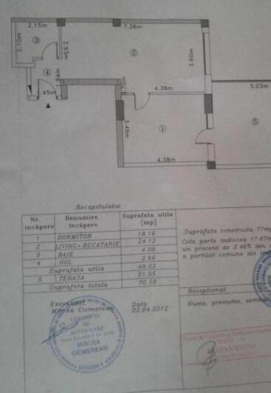 Ap. 2 cam. Piata Muncii bloc 2011 - 3