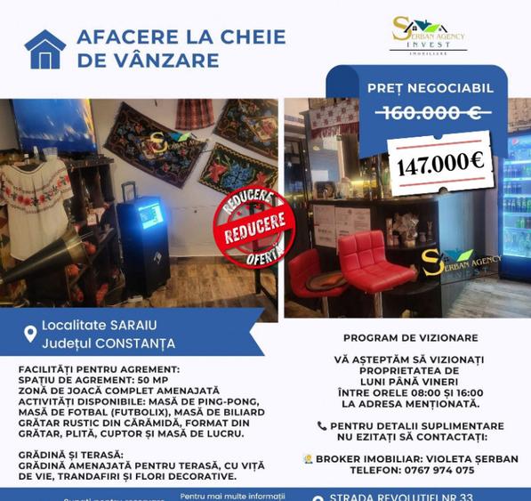 Afacere la cheie de vanzare in Saraiu - 15