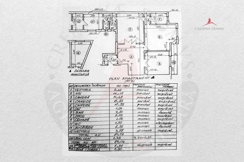 Bulevardul Carol I / Apartament cu 4 camere / Centrala termica - 12