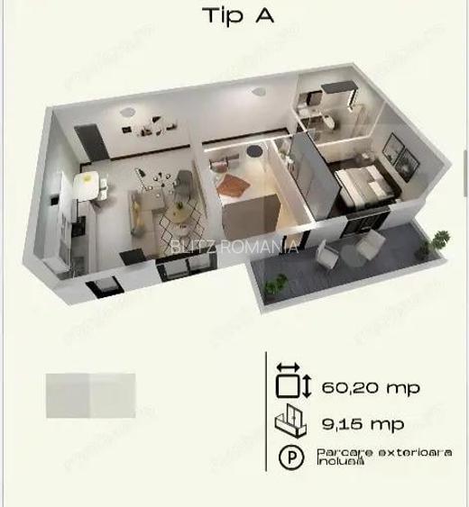 Apartament 3 camere Torontalului, parter, bloc nou Apartament 3 camere Torontalului, parter, bloc nou