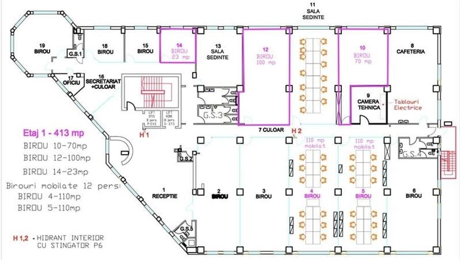 Spatii de birouri in cladire unica - de la 100 mp - 17