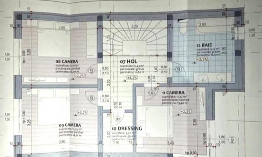 Casa individuala la stadiul de alb Cristian, cartier n - 6