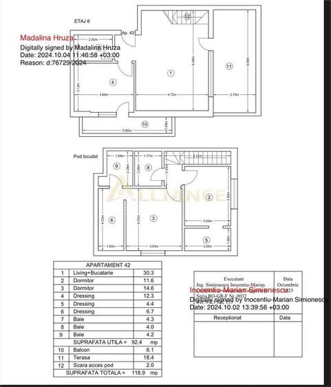 Aparatorii Patriei Penthouse 3 camere-118 mp - 2