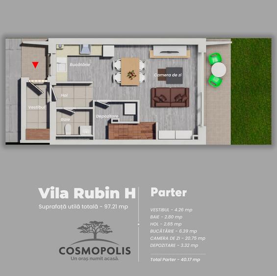 VILA TIP NHN - Complex Cosmopolis 2.0 -STOC NOU - 5