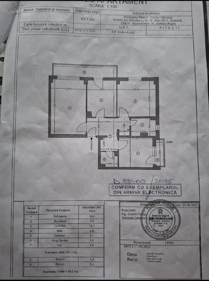 Vand apartament 3 camere Gavana 3 - 9