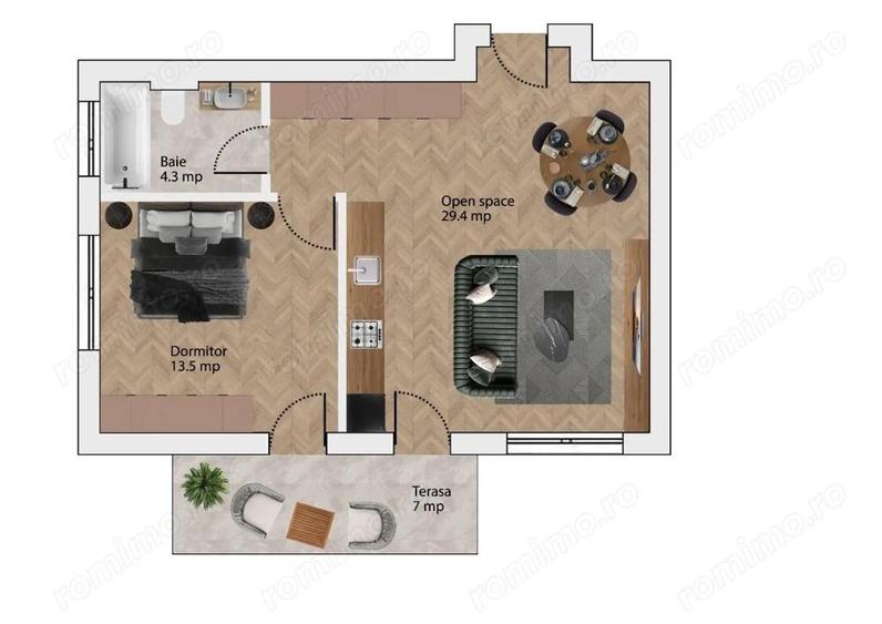 2 Camere - 76.000 euro - TVA Inclus- Giroc | Chisoda - 9