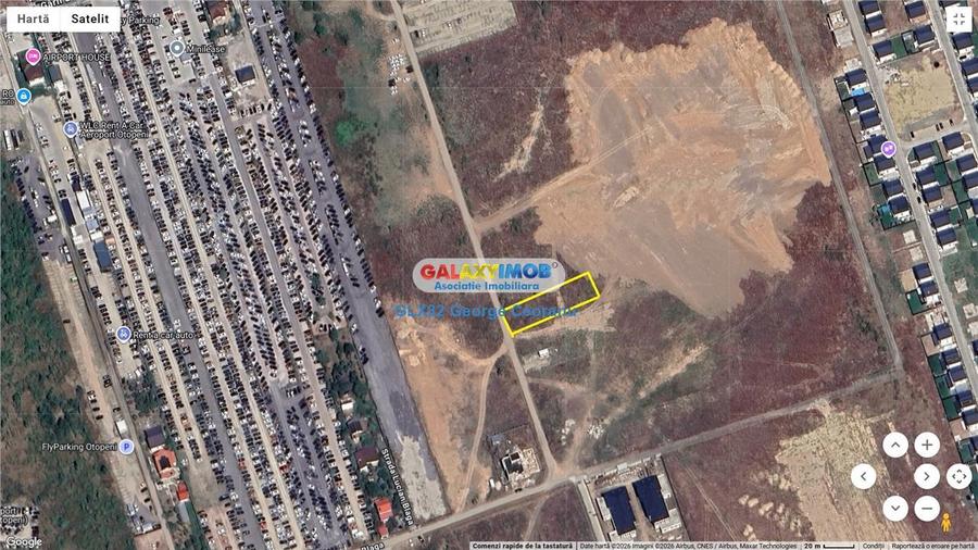 Inchiriere teren  750mp Otopeni strada Garii Balotesti - 1