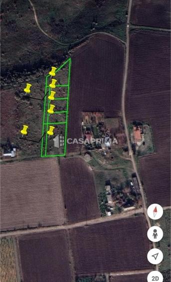 Teren 3000 mp, Sorogari - Aroneanu, ideal investitie, parcelat - 5