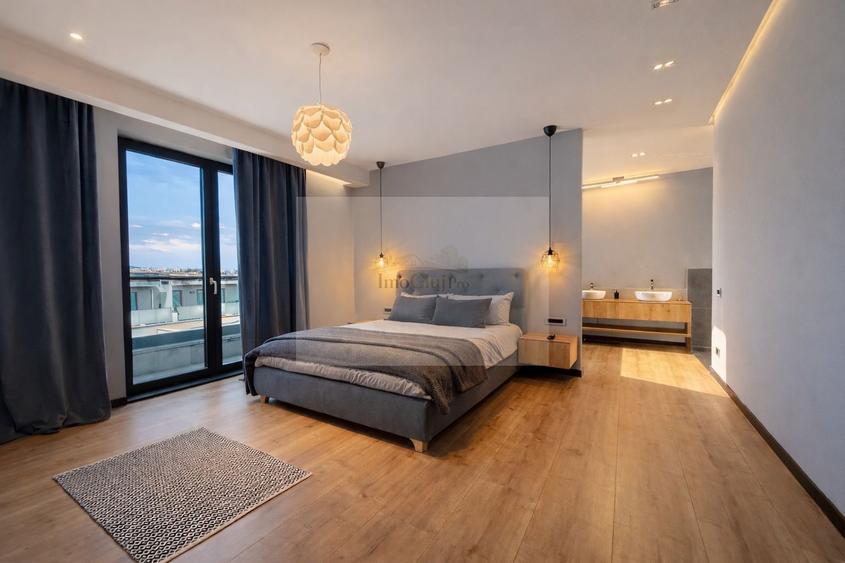 Penthouse 120 mp Borhanci | View panoramic | 2 parcări - 3