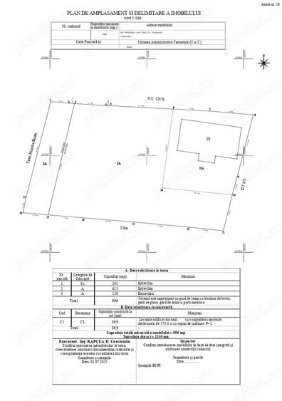 Casa de vanzare in Sardene?ti,Bala, jud. Mehedin?i teren + utilita?i, CF la zi tel: in anunt - 9
