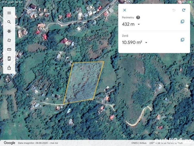 Teren de 5531 mp, în Drajna