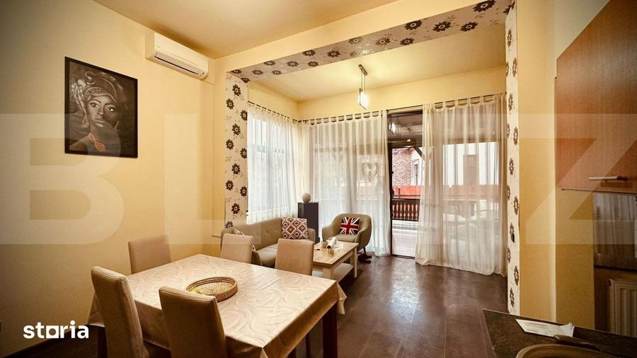 Casă cu 5 camere cu Teren 1000 Mp în Central
