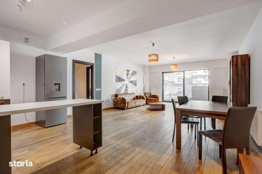 Apartament cu 2 camere, mobilat în Tei
