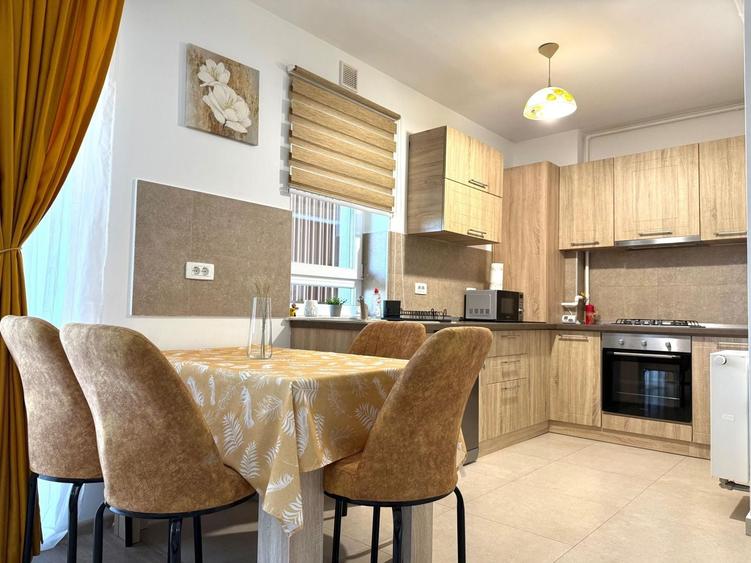 Apartament cu 2 camere, mobilat în Tractorul