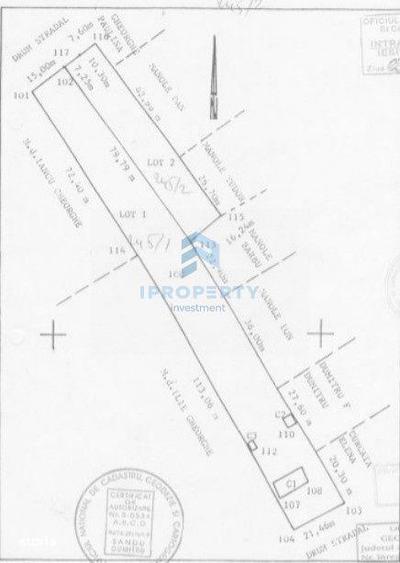 Teren Intravilan | 3335mp | Com Sinesti, Sat Catrunesti, Jud Ialomita - 1