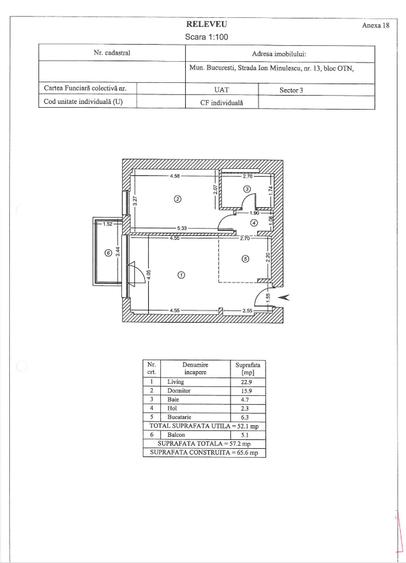 Apartament 2 camere // One Timpuri Noi // Complet mobilat si utilat - 4
