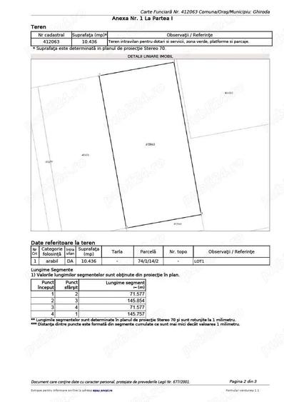 Vand 10436 mp teren industrial cu PUZ hala productie nepoluanta zona aeroport - 3