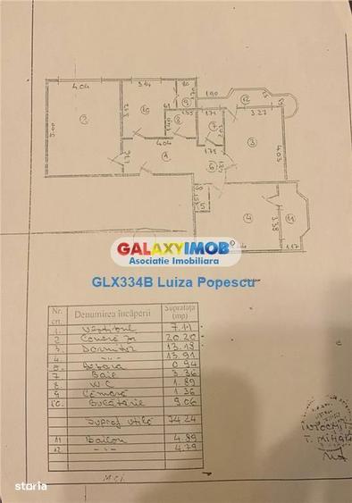 Apartament 3 camere zona SEBASTIAN et 4\/8, Hol lung 84mp,centrala - 8