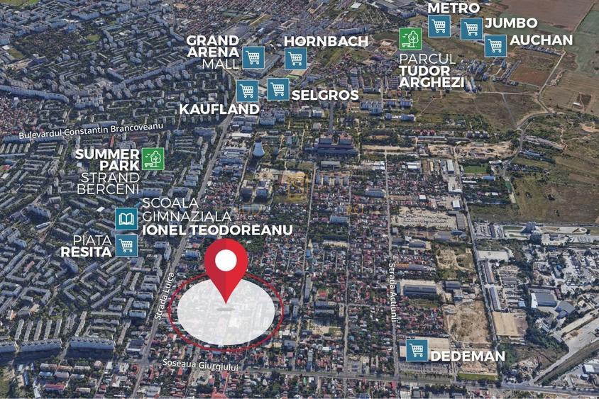 Teren intravilan 869 mp, casa locuibila si anexe,Soseaua Giurgiului,S4 - 1