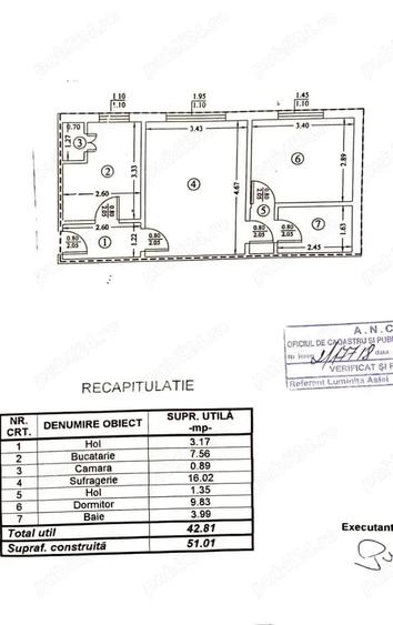 Vand apartament cu 2 camere centru - 1