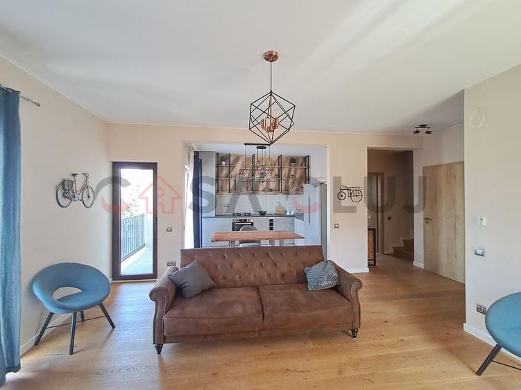 Apartament pe 2 nivele la vilă + Curte, Piscină, Saună și garaj, Gruia!! - 15