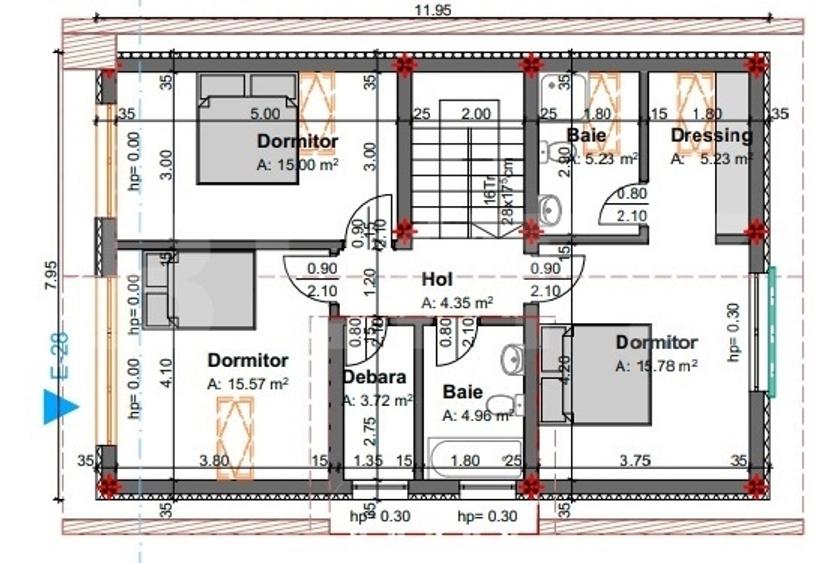 Casa individuala 148 mp, teren 710 mp, 10 min de Cluj - Salicea - 6