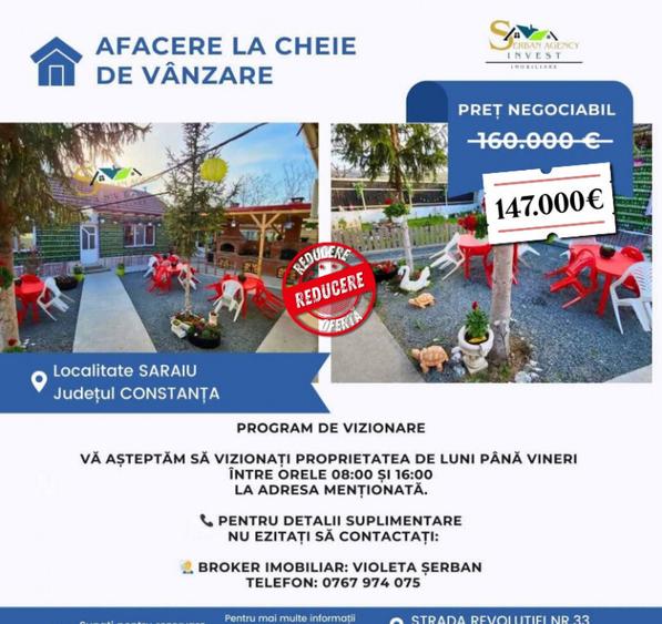 Afacere la cheie de vanzare in Saraiu - 1
