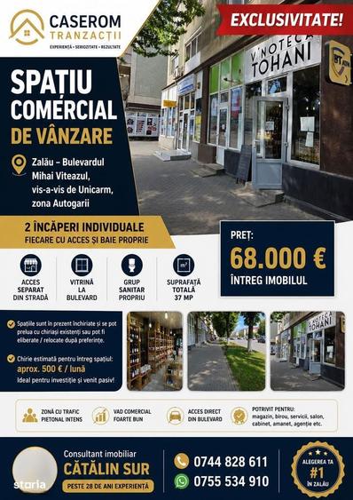Spatiu comercial pret 68000euro - 2