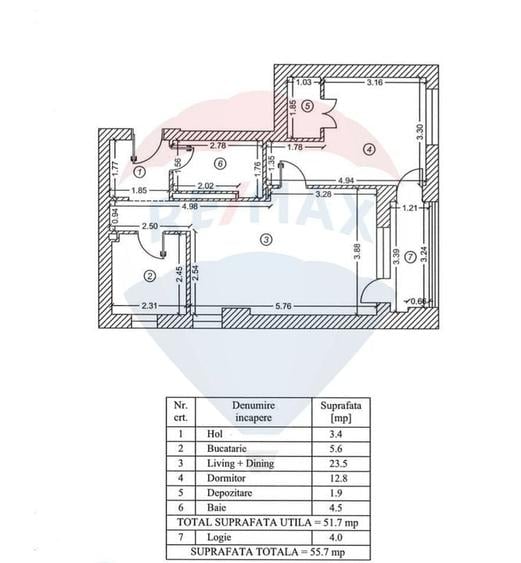 Apartament 2 camere de vanzare in MetroCity Sector 1 - 14