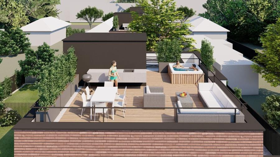 Casa individuala - 149 mp util - terasa rooftop cu jacuzzi de 32 mp - 23