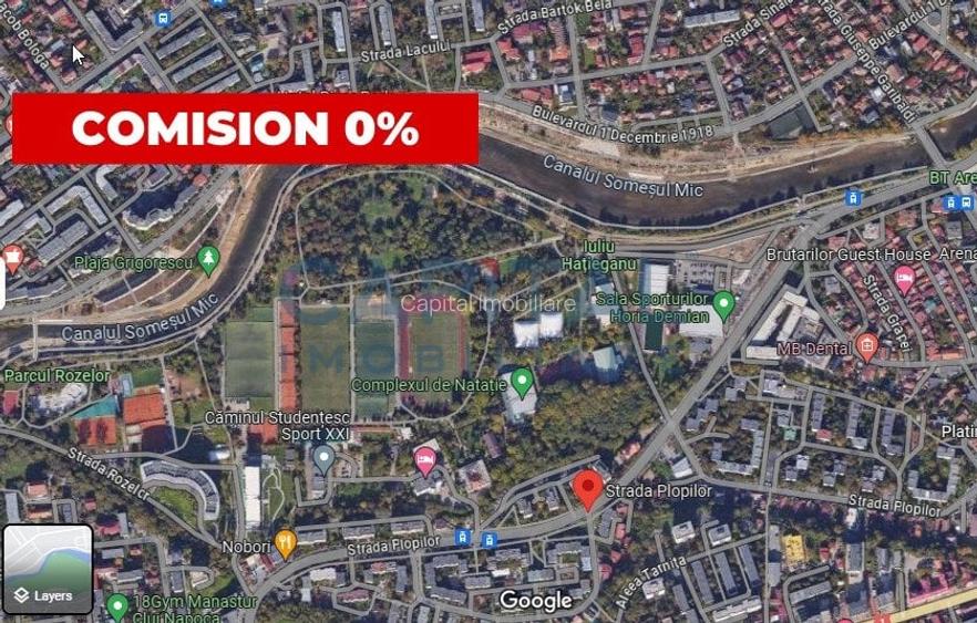 Teren 435 mp, zona centrala Cluj-Napoca Teren 435 mp, zona centrala Cluj-Napoca