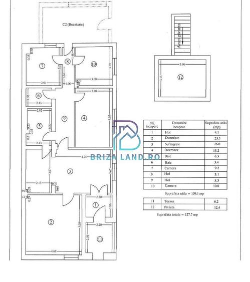 Bucurestii Noi, Biserica Basilescu, casa 183mp, 5 camere, teren 340mp - 4