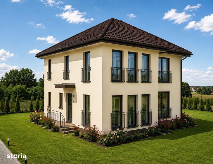 Casa tip duplex premium , 111,64 mp utili ,Teren 288 mp ,La cheie, - 2