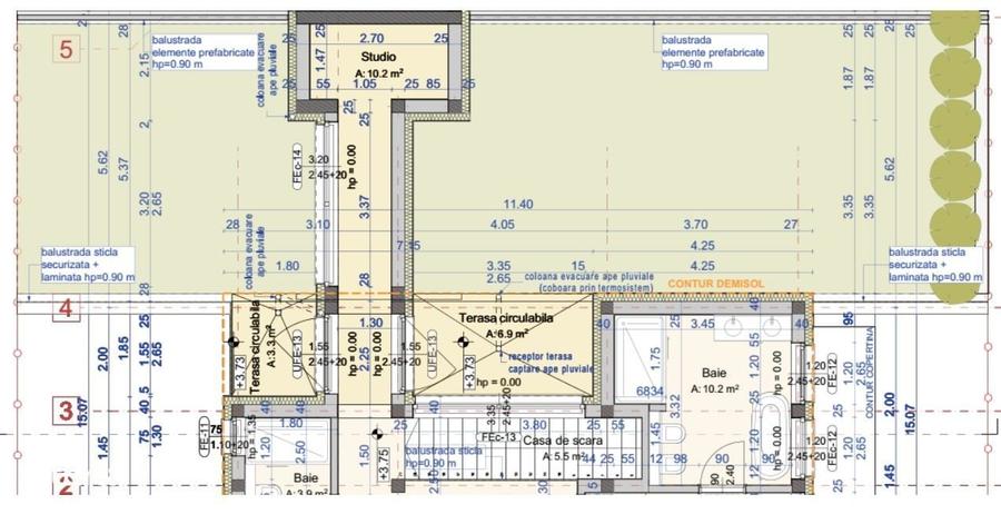 Casa 4 camere ,3 bai , 2 gradini, parcari in Borhanci - 1