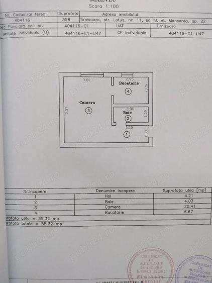 Proprietar vand Apartament 1 camera - 1