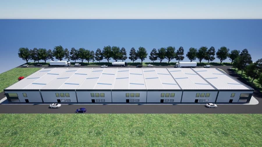 Anunt depozit / hala de vanzare – structura metalica, 540mp birou inc. - 2