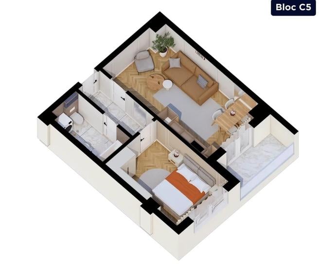 Apartament 2 camere zona CUG  COD  158341 - 2