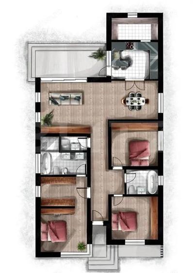 Exclusivitate! Casa individuala, 164 mp, 800 mp teren, in Mihai Viteazu - 3