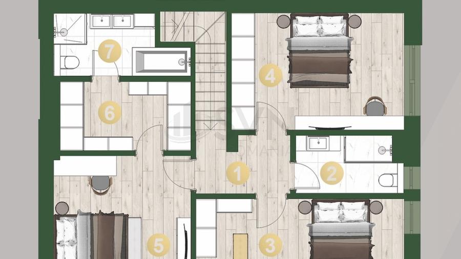 REA1014584 Duplex cu gradina  proiect nou Iancu Nicolae adiacent - 10